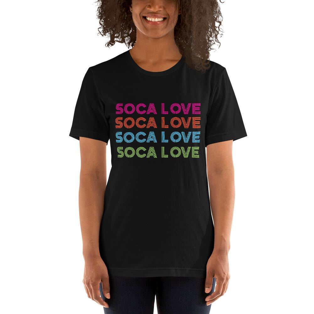 SOCA LOVE Black T-Shirt