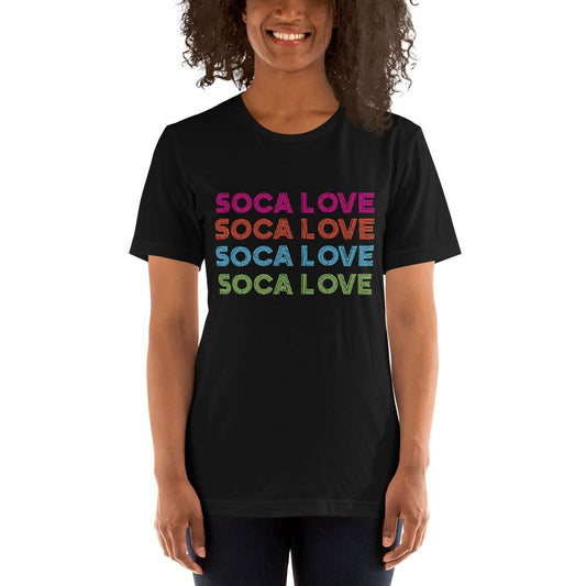 SOCA LOVE Black T-Shirt