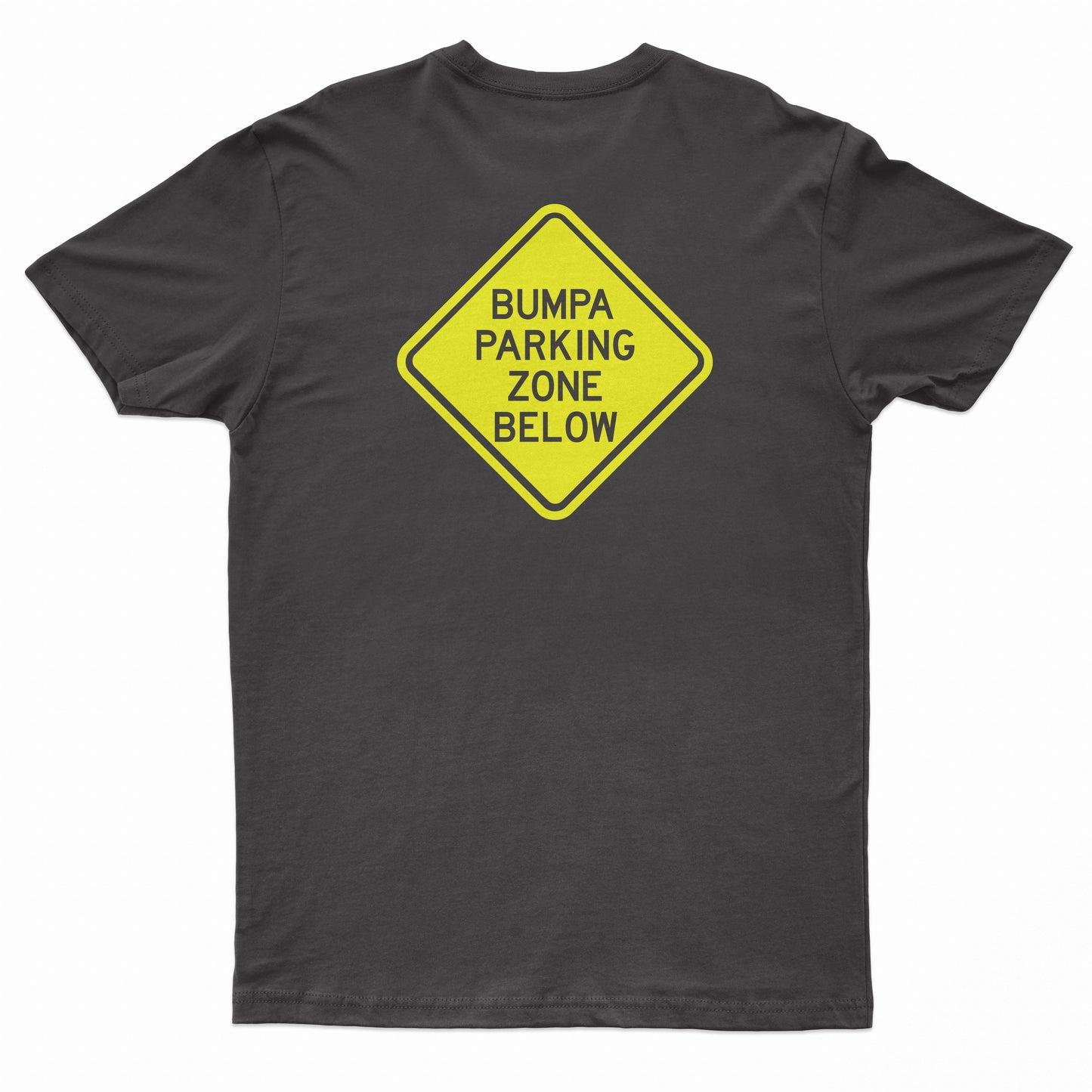 Bumpa Parking Zone Below Black T-Shirt